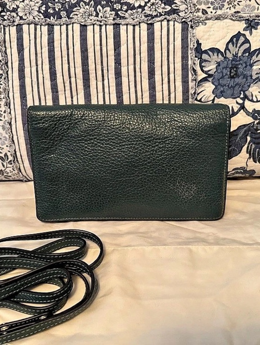 Coach Tech Phone Wallet Crossbody Green
